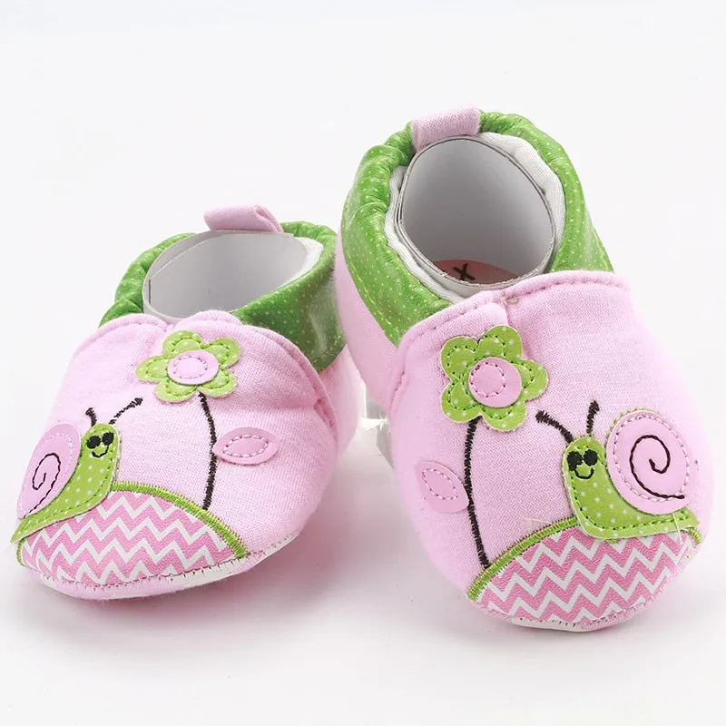 Unisex Cotton Anti-Slip Sole Soft Shoes For Toddlers