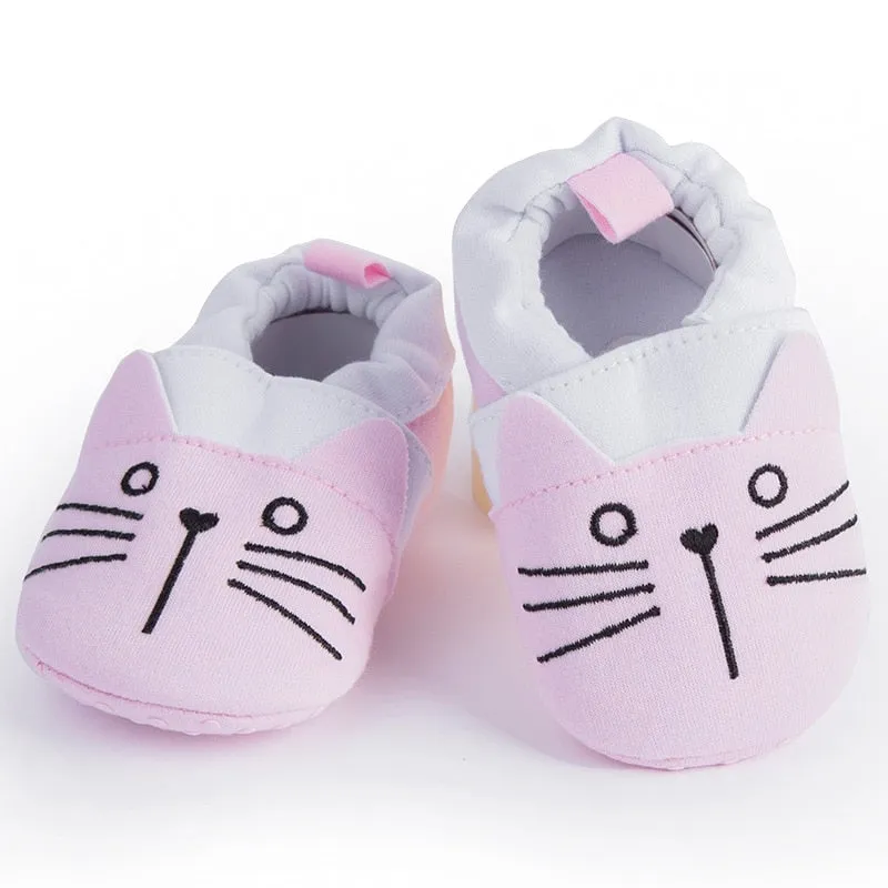 Unisex Cotton Anti-Slip Sole Soft Shoes For Toddlers