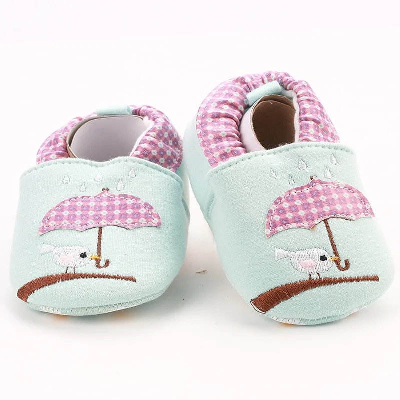 Unisex Cotton Anti-Slip Sole Soft Shoes For Toddlers