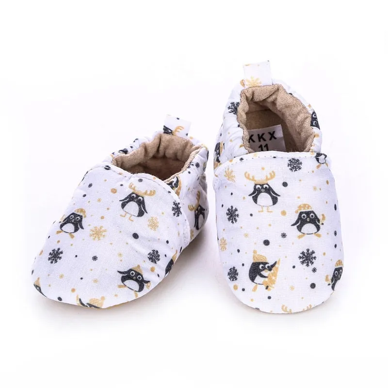 Unisex Cotton Anti-Slip Sole Soft Shoes For Toddlers