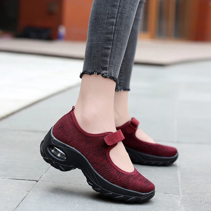 Women's All Black or All White Breathable Comfortable Hollow Shoes