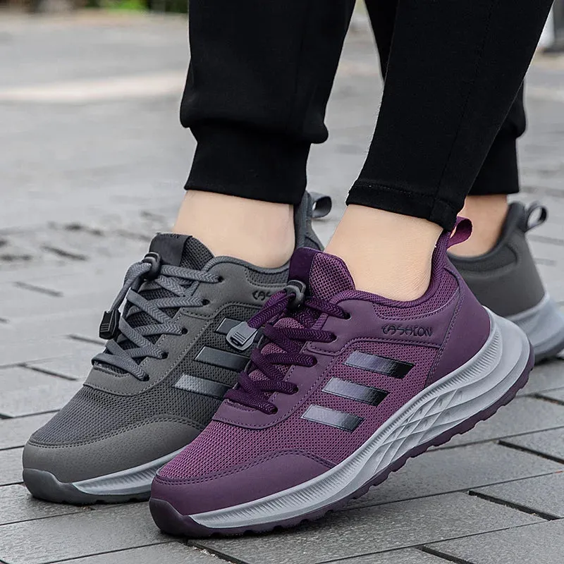 Women's Casual Sneakers, Comfortable And Soft Middle-Aged And Elderly Walking Shoes, Lightweight, Breathable, Brand