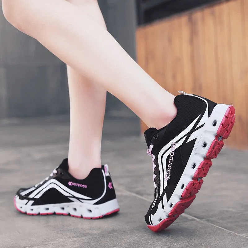 Women's Cushioning Non-slip Breathable Tennis Sneakers 9.99