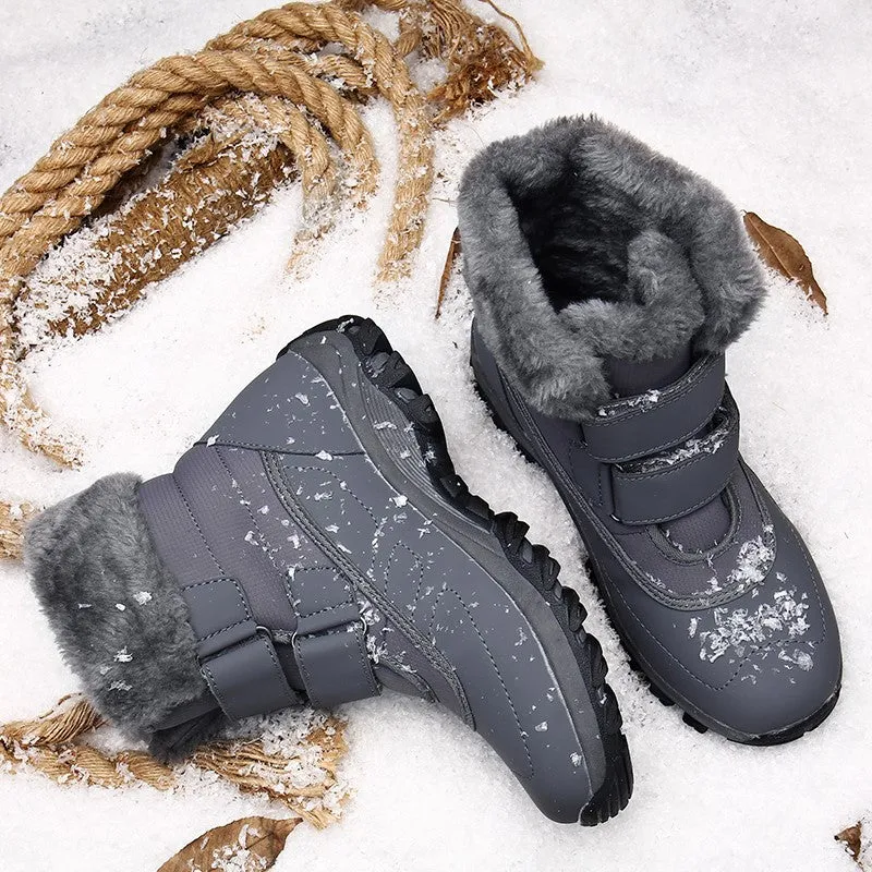 Women's winter thermal plush anti-skid comfortable snow boots