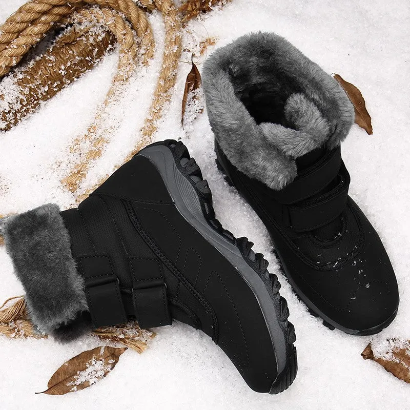 Women's winter thermal plush anti-skid comfortable snow boots