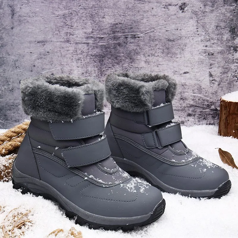 Women's winter thermal plush anti-skid comfortable snow boots