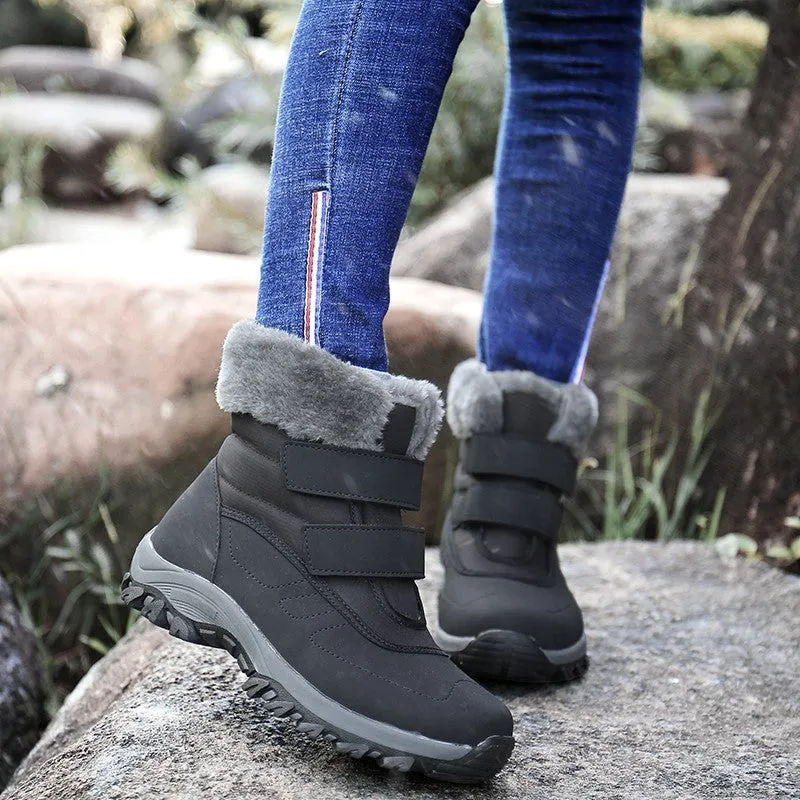 Women's winter thermal plush anti-skid comfortable snow boots