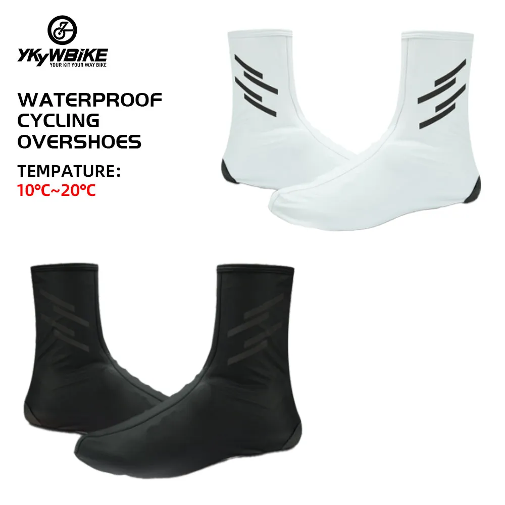 YKYW MTB Cycling Pro Team & Classic Shoes Covers Winter 10-20°C Ultra-high-tech Rainproof Windproof Keep Warm Reflective Breathable Resilient 4 Colors