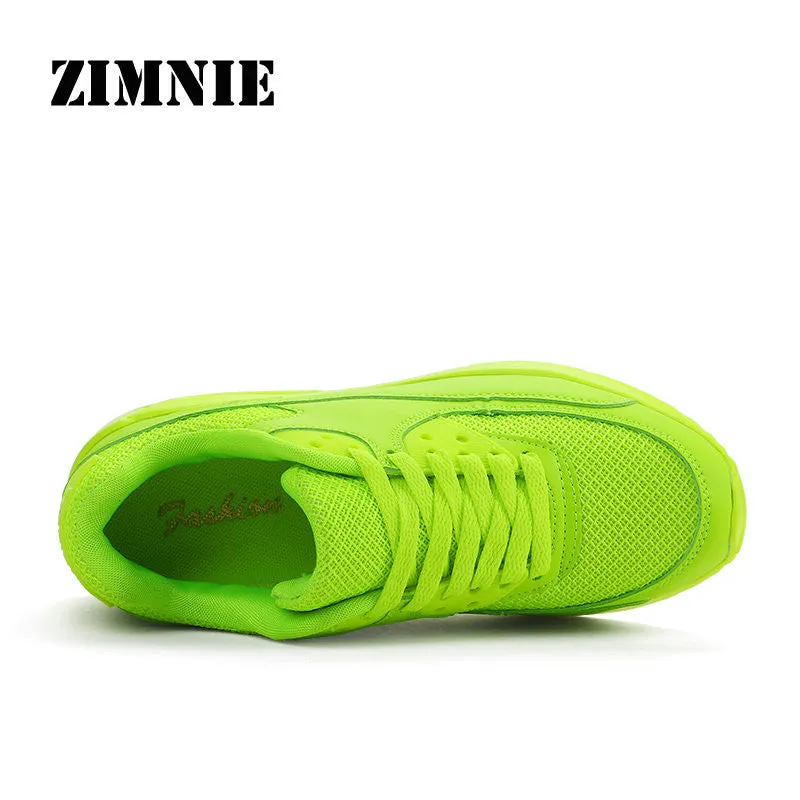 ZIMNIE Brand Newest Spring Autumn Running Shoes For Outdoor Comfortable Women Sneakers Women Breathable Sport Shoes Size 36-40