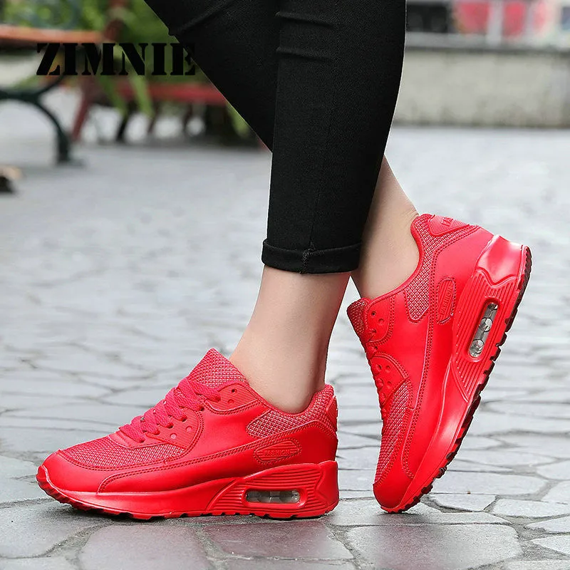 ZIMNIE Brand Newest Spring Autumn Running Shoes For Outdoor Comfortable Women Sneakers Women Breathable Sport Shoes Size 36-40