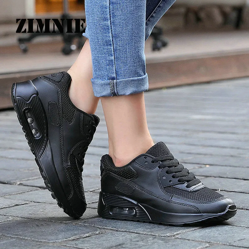 ZIMNIE Brand Newest Spring Autumn Running Shoes For Outdoor Comfortable Women Sneakers Women Breathable Sport Shoes Size 36-40